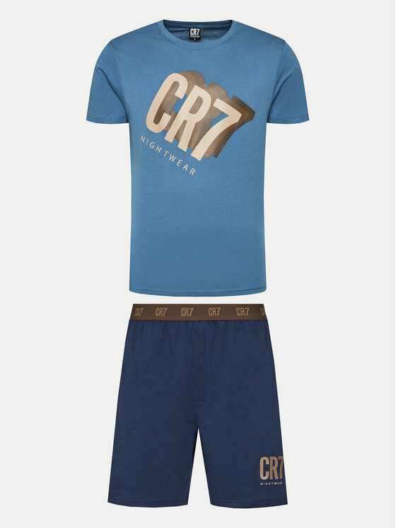 Cristiano Ronaldo CR7 Pyjama 8730-41-925 Blau Regular Fit | Modivo.de