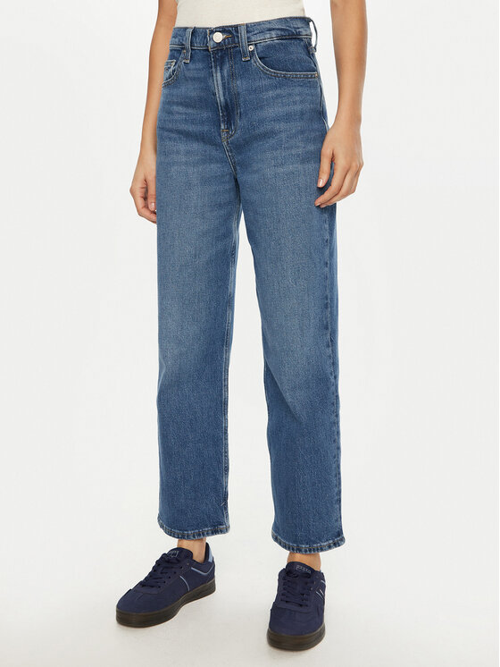 Tommy Jeans Tommy Jeans Blugi Layla DW0DW19563 Albastru Straight Fit