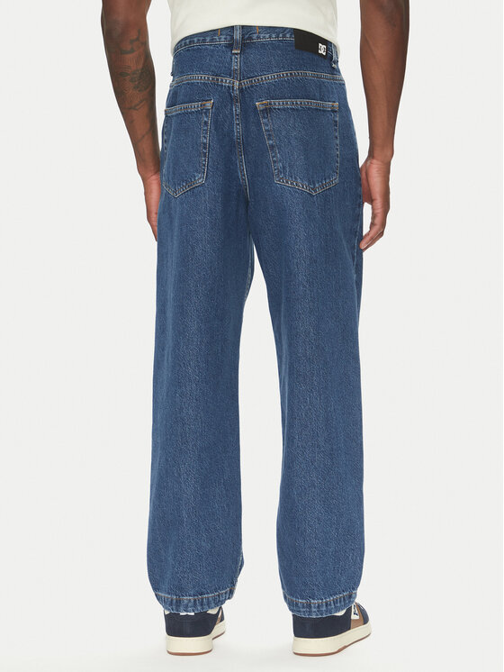 DC DC Blugi Worker Baggy ADYDP03093 Albastru Baggy Fit