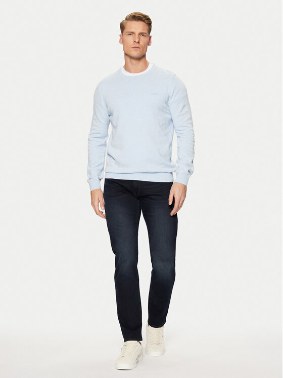 s.Oliver s.Oliver Пуловер 2152688 Светлосиньо Regular Fit