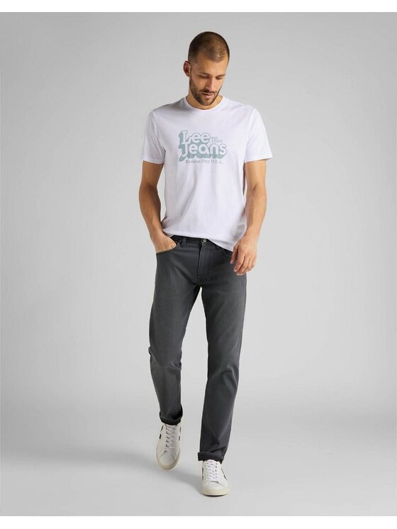 Lee Lee T-shirt SS 70S LOGO TEE Bianco Regular Fit