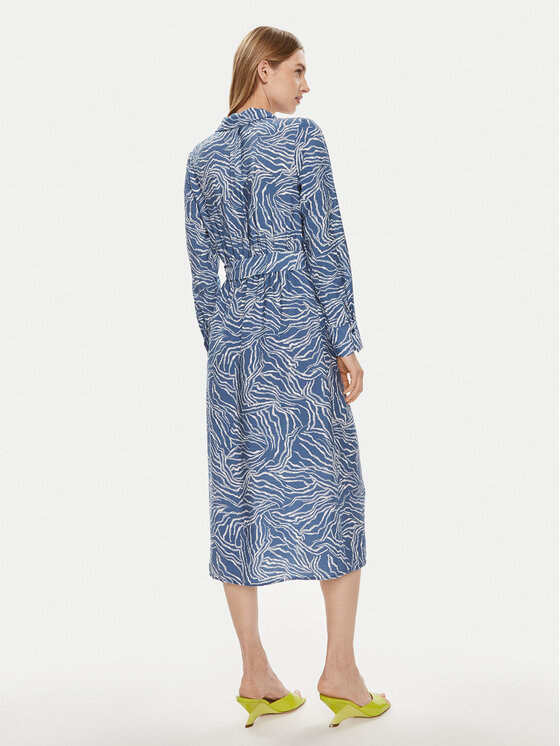Vila Vila Hemdkleid Dogma 14096412 Blau Regular Fit