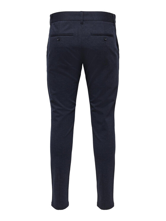 Only & Sons Only & Sons Chinosy 22026326 Granatowy Slim Tapered Fit