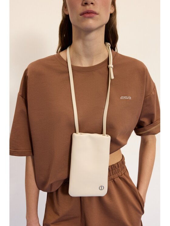 Estro Estro Borsa porta telefono ER00116881 Beige