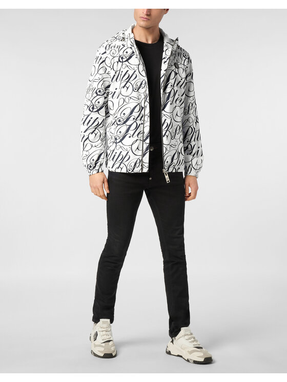 PHILIPP PLEIN PHILIPP PLEIN Vatovaná bunda 24179 Biela Regular Fit