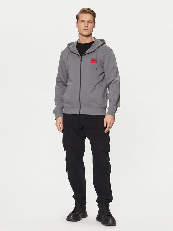 HUGO HUGO Bluza Daple212 50447972 Szary Regular Fit