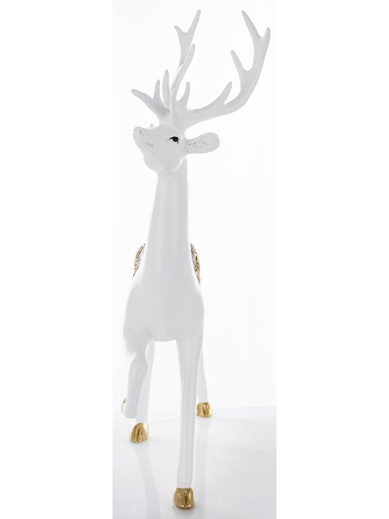 MIAhome MIAhome Figurka spacer jelenia BOLLERO Biały