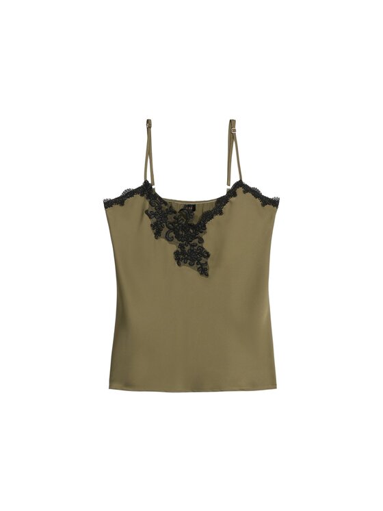 Oltre Oltre Blusa 2046R003139N035 Verde Regular Fit