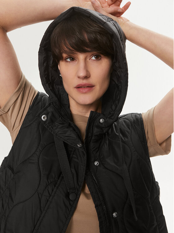 ONLY ONLY Vestă Valentina 15315383 Negru Regular Fit