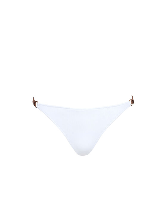 Miss Lou Miss Lou Bikini pezzo sotto Jey-Lo Malibu D-ML003-K-9001 Bianco