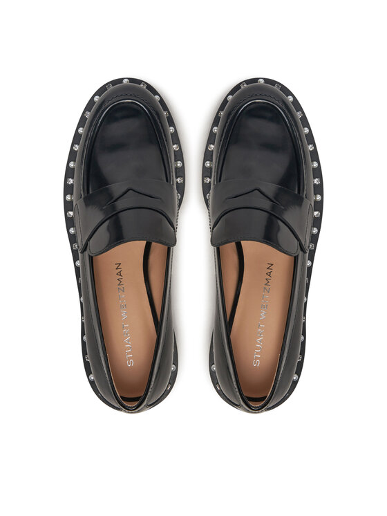 Stuart Weitzman Stuart Weitzman Čevlji brez vezalk Reverie Loafer SK032 Črna