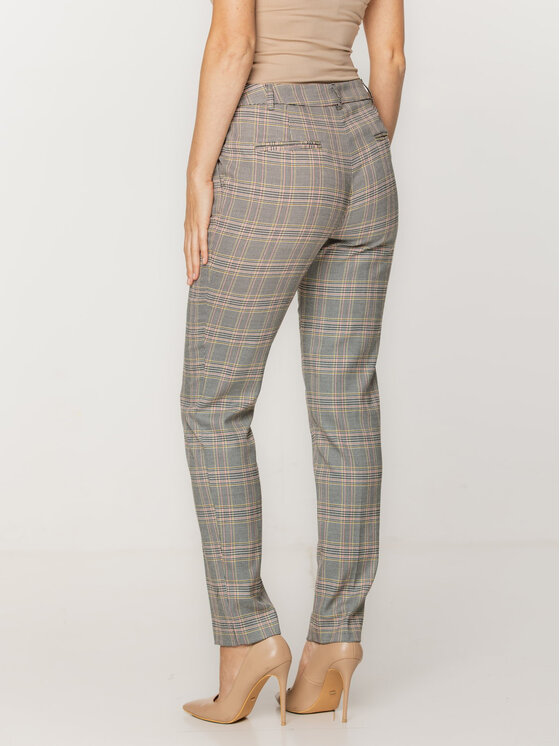 Willsoor Willsoor Spodnie damskie 67051 Szary Tapered Leg