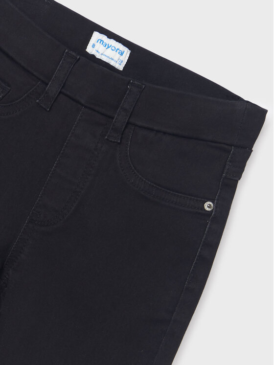 Mayoral Mayoral Jeans hlače 578 Črna Regular Fit