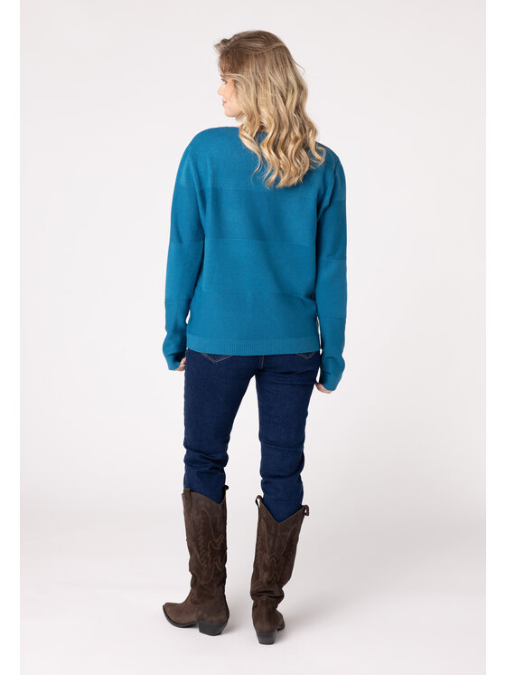 QUIOSQUE QUIOSQUE Sweter QUIOSQUE 6VL004804 Niebieski Regular Fit