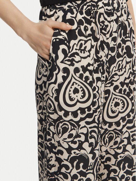 Weekend Max Mara Weekend Max Mara Bavlnené nohavice Reed 2515131082 Čierna Regular Fit