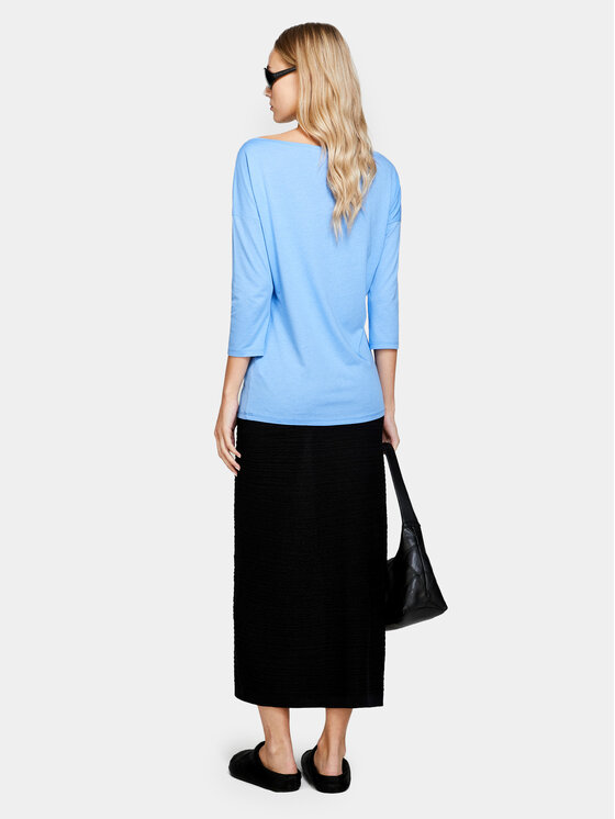 Sisley Sisley Bluse 3QU4L12EE Blau Regular Fit