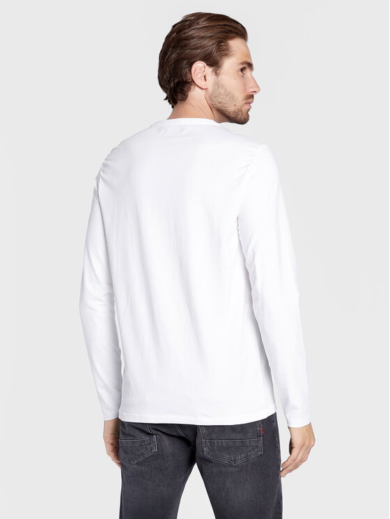 Longsleeve Jermalong 30200897 Bianco Regular Fit