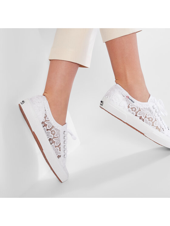 Superga Sneakers aus Stoff 2750 Macramew S008YA0 WeiB Modivo
