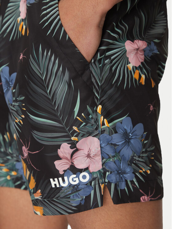 HUGO HUGO Plaukimo šortai Calala 50510061 Juoda Regular Fit