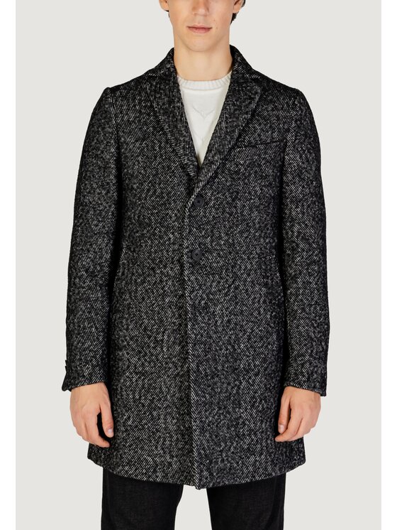 HAMAKI-HO HAMAKI-HO Cappotto CP9H Nero Regular Fit