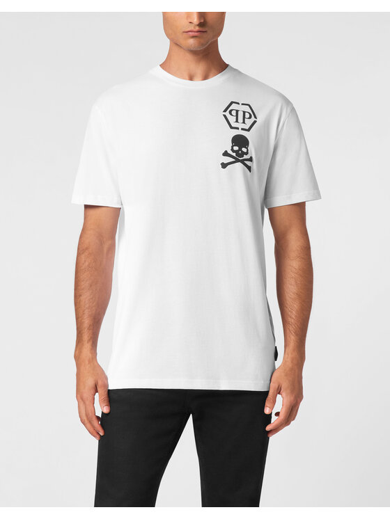 PHILIPP PLEIN PHILIPP PLEIN T-shirt 9411 Bianco Regular Fit