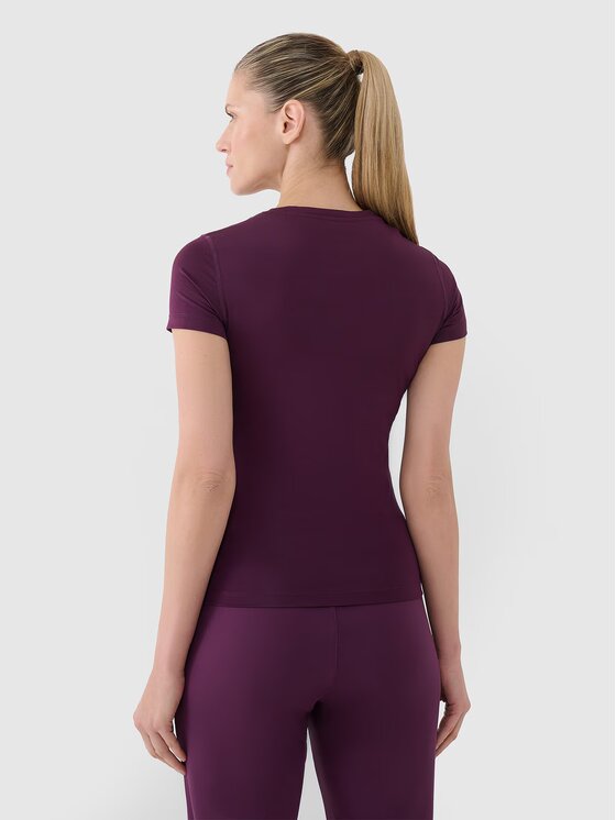 4F 4F Tričko 4FRSS25TFTSF1235-50S Fialová Regular Fit