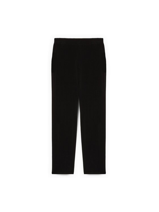 Fiorella Rubino Fiorella Rubino Spodnie materiałowe P824L002350N033 Czarny Regular Fit