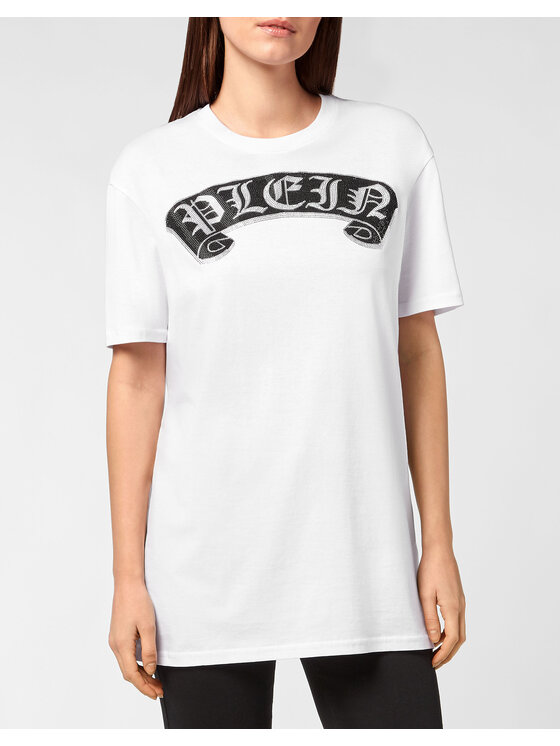 PHILIPP PLEIN PHILIPP PLEIN T-shirt 393 Bianco Regular Fit