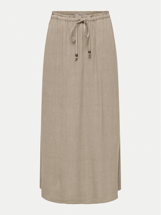 ONLY ONLY Gonna midi Solvi 15338678 Beige Regular Fit