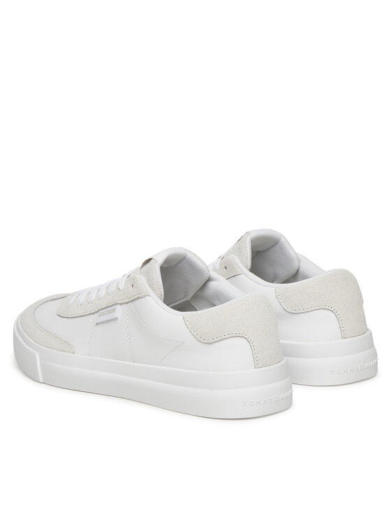 Tommy Hilfiger Tommy Hilfiger Sneakersy Th Cupset Summer Lth FM0FM05487 Biały