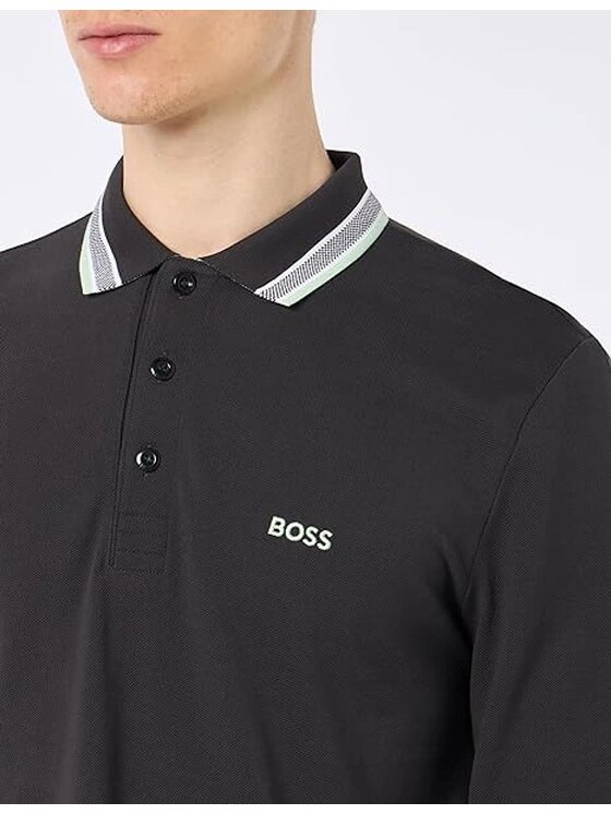 BOSS BOSS Longsleeve 50506191-016 Szary Regular Fit