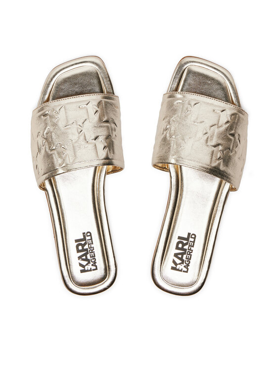 KARL LAGERFELD KARL LAGERFELD Šľapky KL85400 Zlatá