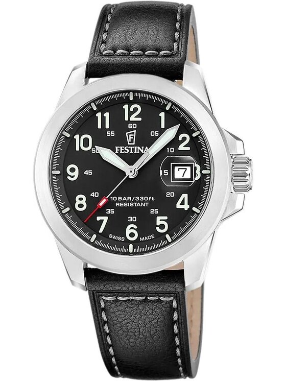 Festina Festina Zegarek F20081-4 Srebrny