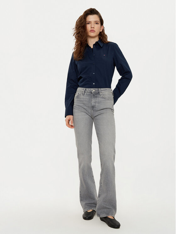 Tommy Hilfiger Tommy Hilfiger Traperice WW0WW43703 Siva Flare Fit