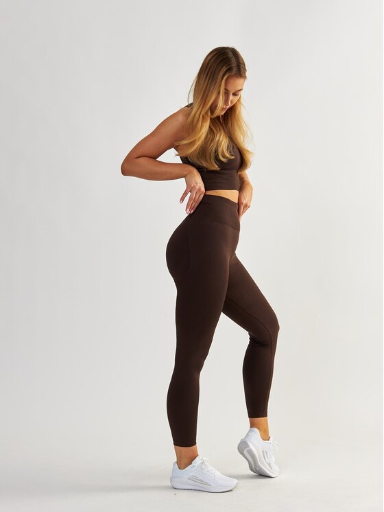 BeShaped BeShaped Legíny Modelujące Body Boost Hnedá Shaping Fit