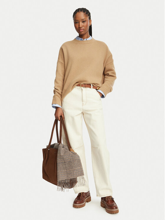 Weekend Max Mara Weekend Max Mara Džemper Sibari 2625366212 Svijetlo smeđa Regular Fit