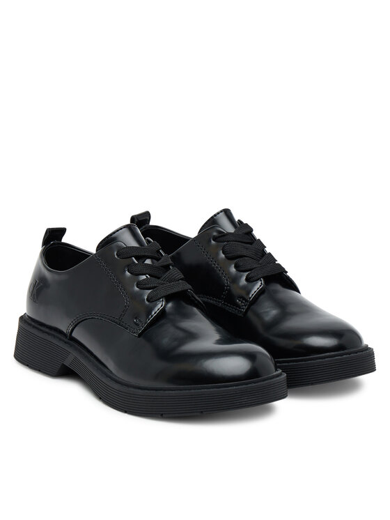 Calvin Klein Calvin Klein Oxfordy Low Cut Lace-Up Shoe V3X4-83182-1453 S Czarny