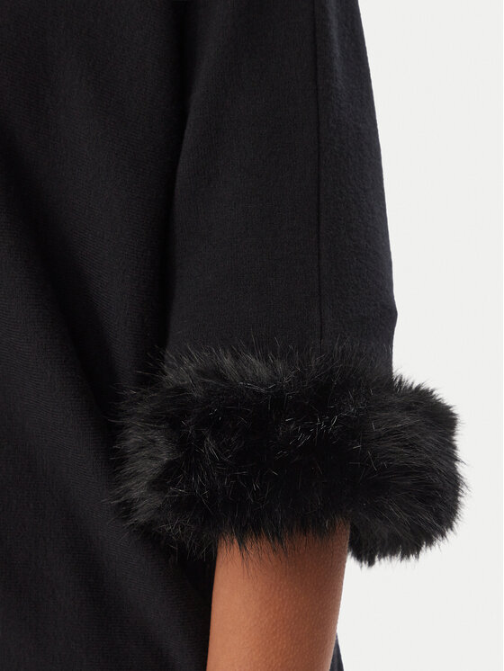 Rinascimento Rinascimento Поло CFM0012388003 Черен Oversize