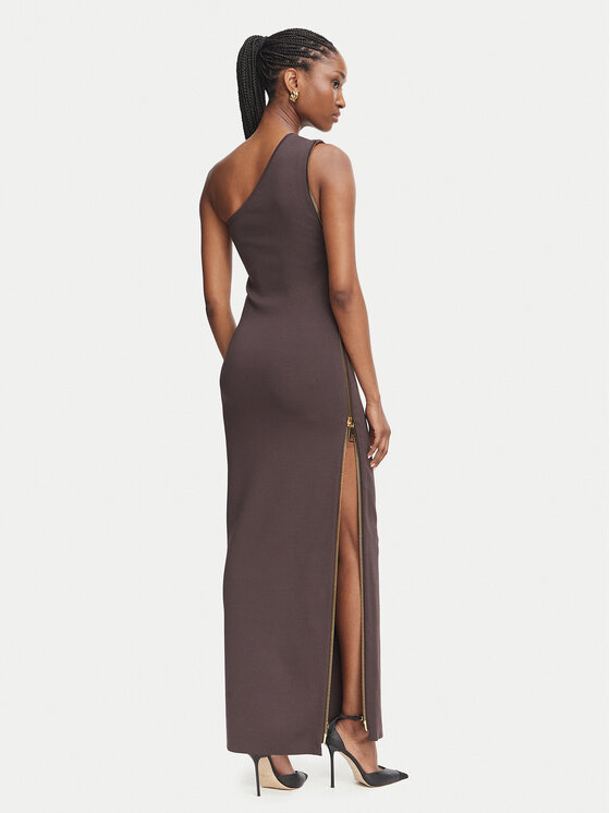 Elisabetta Franchi Elisabetta Franchi Õhtune kleit AM-07B-66E2-V700 Tumepruun Slim Fit