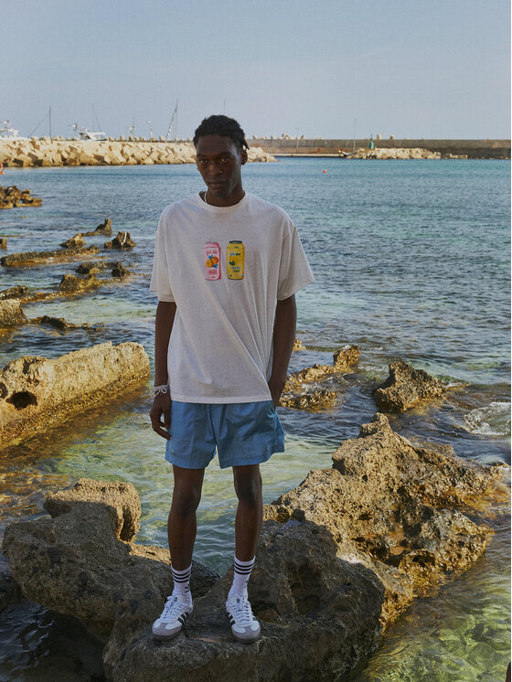 Solid Solid T-shirt 21108243 Bijela Relaxed Fit