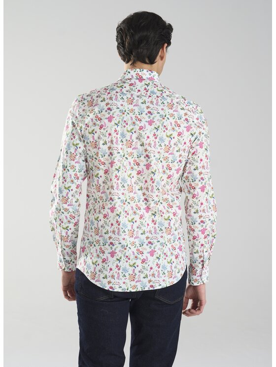 Pako Lorente Pako Lorente Koszula P24SF-1X-007 Biały Slim Fit