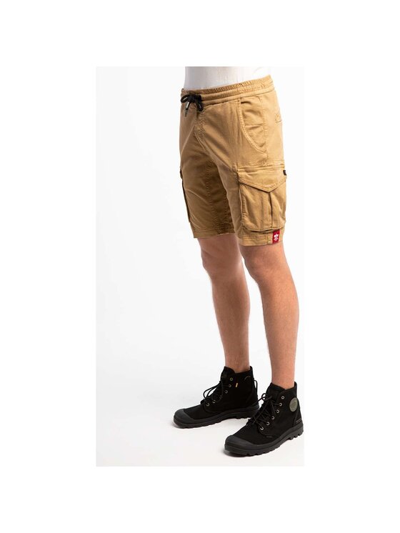 Alpha Industries Alpha Industries Šortky z materiálu Cotton Twill Jogger Short 106251-13 Barevná Classic Fit