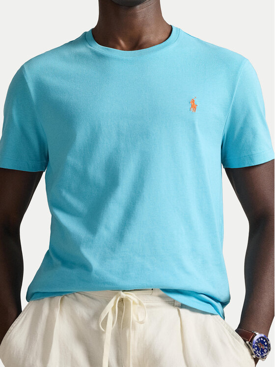 Polo Ralph Lauren Polo Ralph Lauren Tricou 710671438510 Albastru Custom Slim Fit