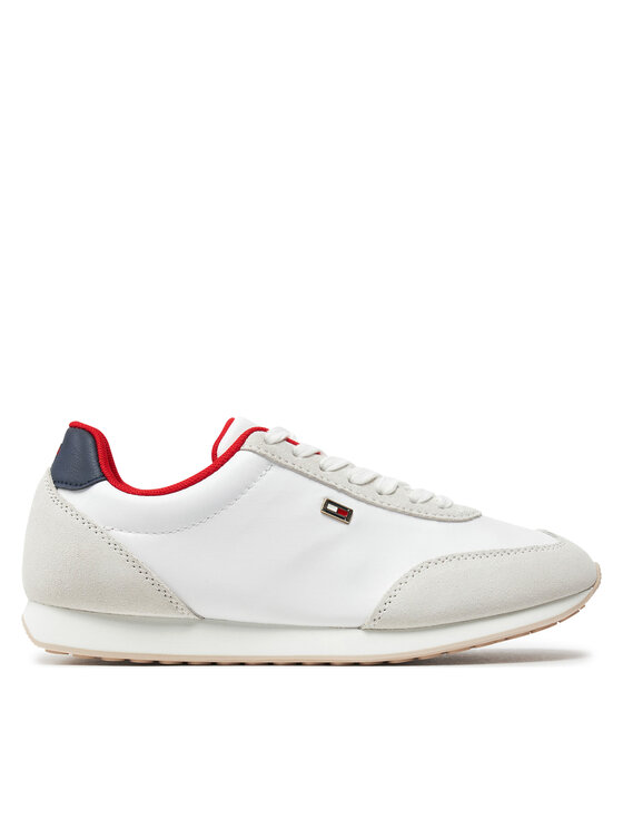 Sneakers Tommy Hilfiger Flag Heritage Runner FW0FW08077 Alb