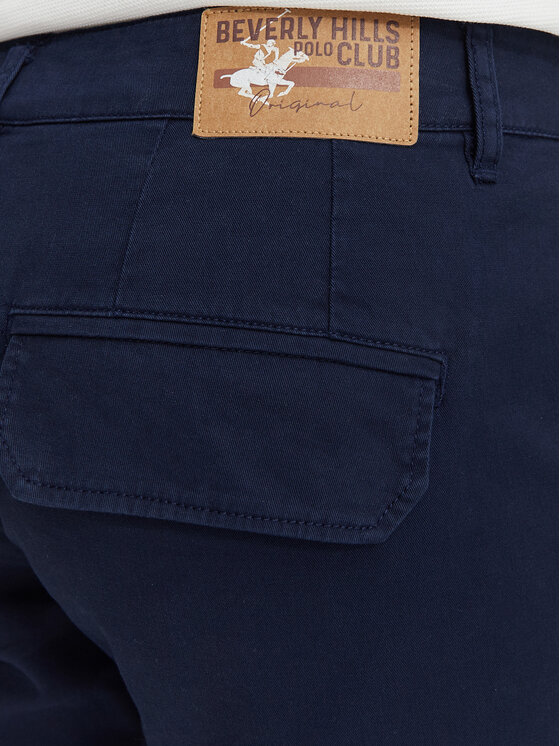 Beverly Hills Polo Club Beverly Hills Polo Club Chino kalhoty P-SS26M -T450311 Tmavomodrá Regular Fit