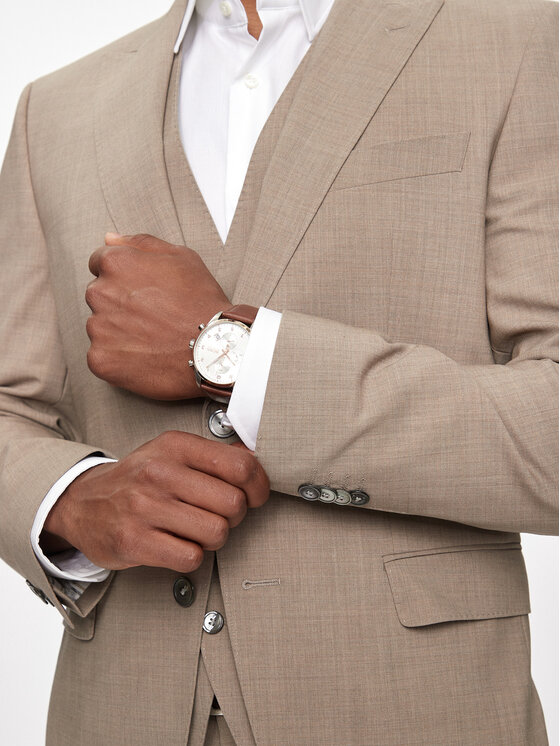BOSS Boss Anzug H-Jeckson-3Pcs-241 50509549 Beige Regular Fit