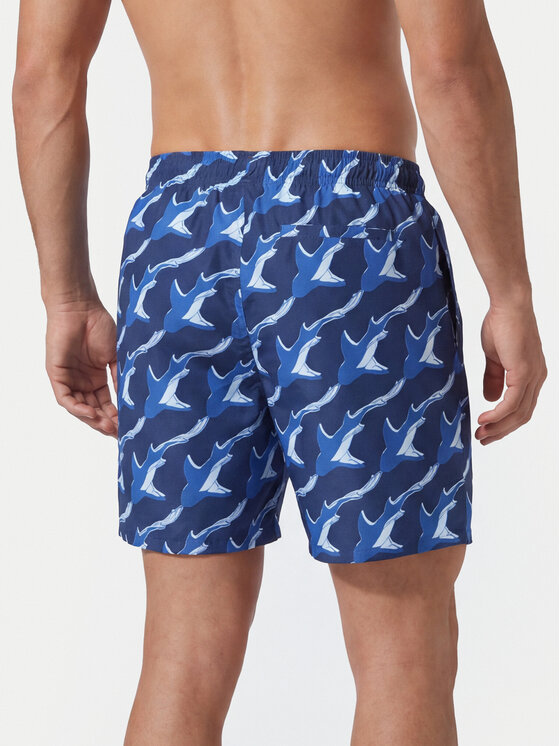 Napapijri Napapijri Badeshorts V-Elior NP0A4GBS Dunkelblau Relaxed Fit