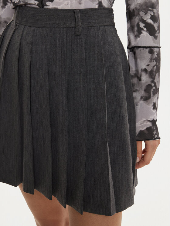 Karen by Simonsen Karen by Simonsen Plisēti svārki Ro 10105153 Pelēks Regular Fit