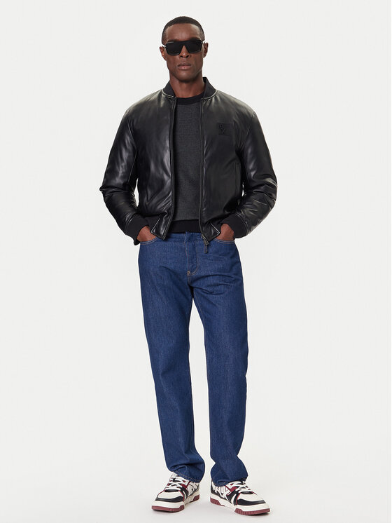 Armani Exchange Armani Exchange Bomber dzseki XM001104 AF16647 UC001 Fekete Regular Fit