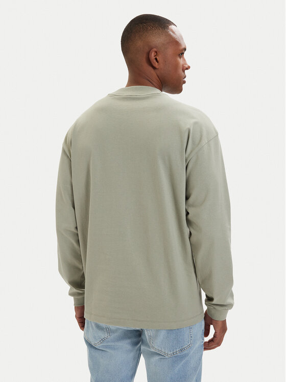 HUGO HUGO Longsleeve krekls Daposo 50511029 Gaiši zaļa Relaxed Fit